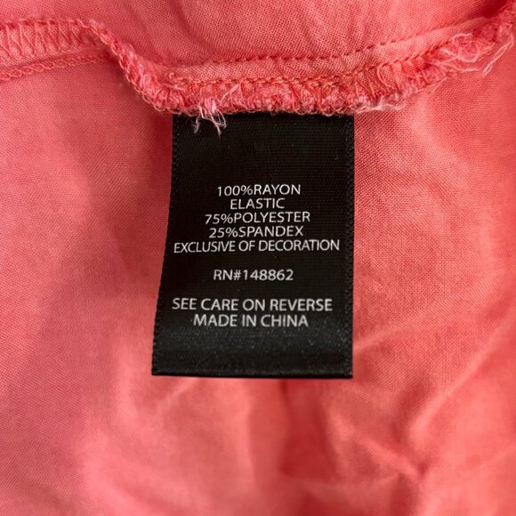 Torrid Challis Smocked Detail Flutter Sleeve Top - Picture 6 of 6